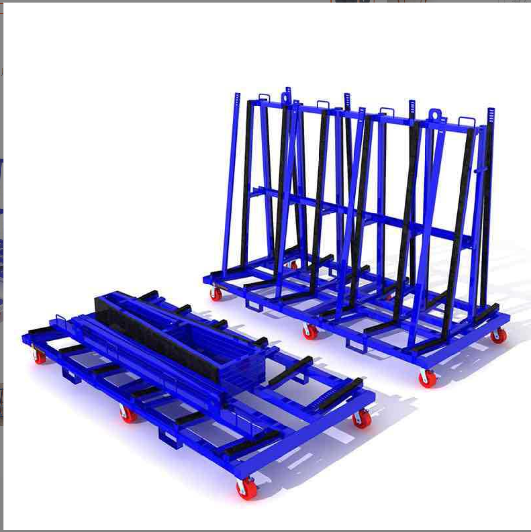 A Frame Glass Trolley