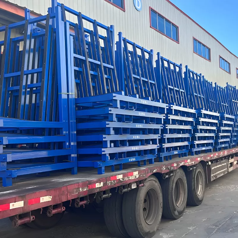 L Frame Glass Storage Rack