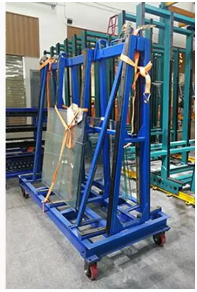 A Frame Glass Trolley